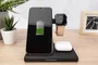 DIGITUS DA-10084 Estación de Carga Inalámbrica Plegable 3 en 1 para iPhone, Apple Watch y AirPods con MagSafe y Qi
