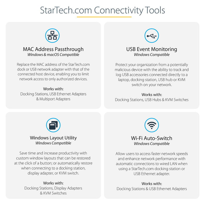 StarTech.com Dock USB-C para 3 Monitores 4K - Estación de acoplamiento Triple 4K con 100W PD, 5 Puertos USB 3.2, HDMI, DisplayPort, Ethernet para Mac y Windows