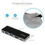 StarTech.com Adaptador Multipuertos USB-C HDMI 4K 60Hz 100W PD Negro, Plata