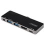 StarTech.com Adaptador Multipuertos USB-C HDMI 4K 60Hz 100W PD Negro, Plata