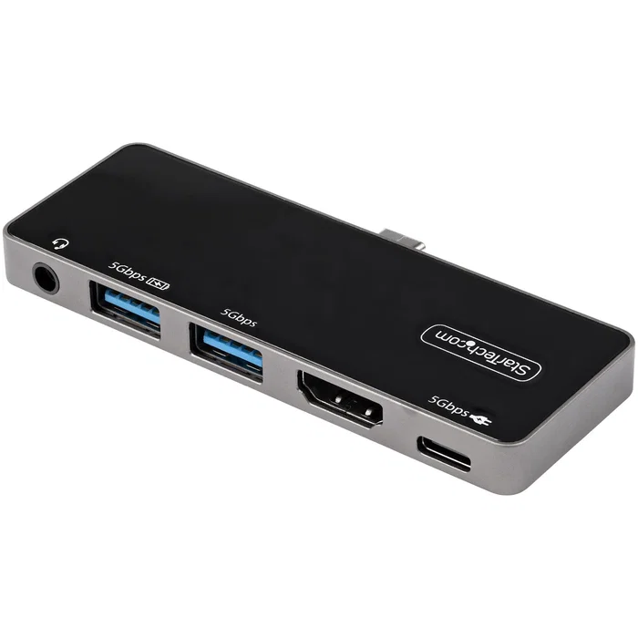 StarTech.com Adaptador Multipuertos USB-C a HDMI 4K 60Hz DKT30ICHPD Plata StarTech.com Adaptador Multipuertos USB-C a HDMI 4K 60Hz DKT30ICHPD Plata