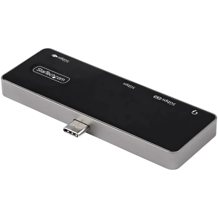 StarTech DKT30CHPD Adaptador Multipuertos USB-C a HDMI 5 en 1 con 4K 60Hz, Entrega de Energía PD 100W, USB 3.2 Gen 1 y Puerto de Audio para Mac, Windows, iPad Pro, Surface Pro