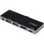 StarTech DKT30CHPD Adaptador Multipuertos USB-C a HDMI 5 en 1 con 4K 60Hz, Entrega de Energía PD 100W, USB 3.2 Gen 1 y Puerto de Audio para Mac, Windows, iPad Pro, Surface Pro