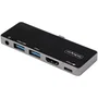 StarTech DKT30CHPD Adaptador Multipuertos USB-C a HDMI 5 en 1 con 4K 60Hz, Entrega de Energía PD 100W, USB 3.2 Gen 1 y Puerto de Audio para Mac, Windows, iPad Pro, Surface Pro