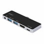 StarTech.com Adaptador Multipuertos USB-C HDMI 4K 60Hz 100W PD Negro, Plata