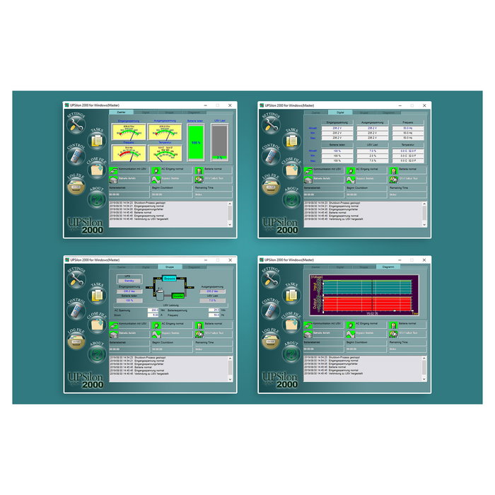 Digitus USV 2000VA 1200W Line-Interactive 1,5 kVA 1200 W Pseudo Sine 162-290 V 4 Salidas USB