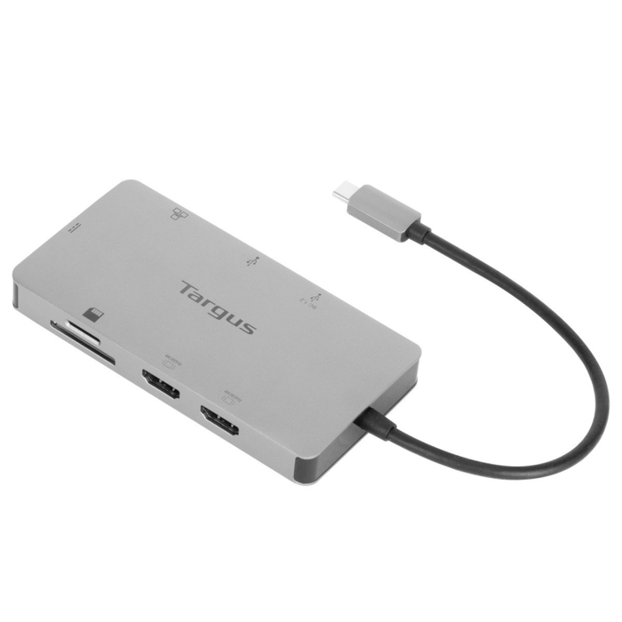 Targus DOCK423EU Base para Portátil y Replicador de Puertos Alámbrico USB 3.2 Gen 1 Type-C Plata 100W Power Delivery Targus DOCK423EU Base para Portátil y Replicador de Puertos Alámbrico USB 3.2 Gen 1 Type-C Plata 100W Power Delivery