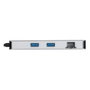Targus DOCK423EU Docking Station USB-C 100W, 2x HDMI 2.0, Ethernet, Lector SD/MicroSD, USB 3.2, Plata, Compatible Windows/Mac/iPadOS/ChromeOS