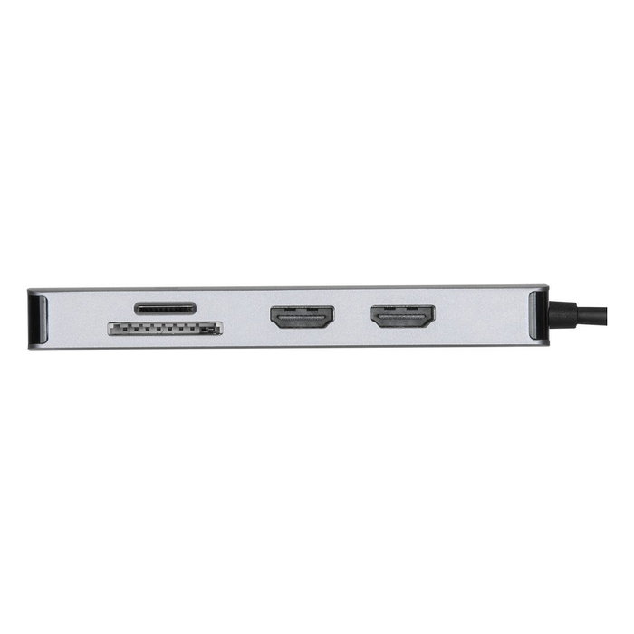 Targus DOCK423EU Docking Station USB-C 100W, 2x HDMI 2.0, Ethernet, Lector SD/MicroSD, USB 3.2, Plata, Compatible Windows/Mac/iPadOS/ChromeOS Targus DOCK423EU Docking Station USB-C 100W, 2x HDMI 2.0, Ethernet, Lector SD/MicroSD, USB 3.2, Plata, Compatible Windows/Mac/iPadOS/ChromeOS