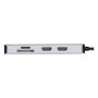 Targus DOCK423EU Docking Station USB-C 100W, 2x HDMI 2.0, Ethernet, Lector SD/MicroSD, USB 3.2, Plata, Compatible Windows/Mac/iPadOS/ChromeOS