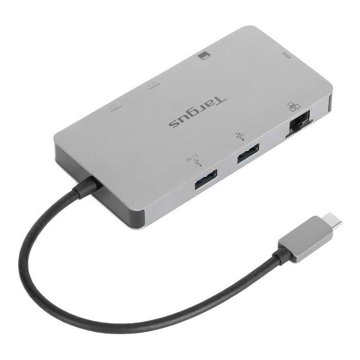 Targus DOCK423EU Docking Station USB-C 100W, 2x HDMI 2.0, Ethernet, Lector SD/MicroSD, USB 3.2, Plata, Compatible Windows/Mac/iPadOS/ChromeOS Targus DOCK423EU Docking Station USB-C 100W, 2x HDMI 2.0, Ethernet, Lector SD/MicroSD, USB 3.2, Plata, Compatible Windows/Mac/iPadOS/ChromeOS