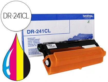Brother DR-241CL Unidad de Tambor Multipack (BK/C/M/Y) para Impresoras Láser Brother DR-241CL Unidad de Tambor Multipack (BK/C/M/Y) para Impresoras Láser