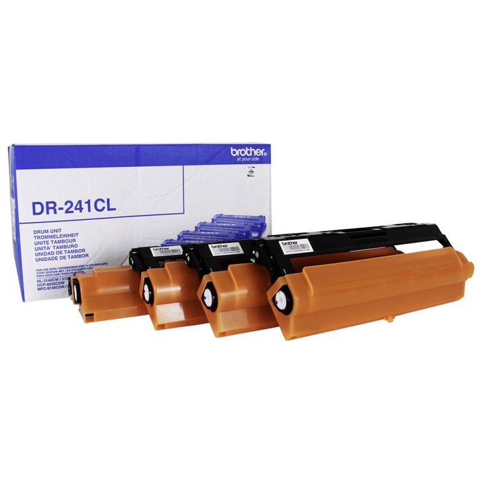 Brother DR-241CL Unidad de Tambor Multipack (BK/C/M/Y) para Impresoras Láser Brother DR-241CL Unidad de Tambor Multipack (BK/C/M/Y) para Impresoras Láser