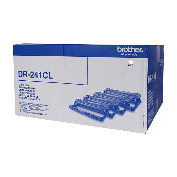 Brother DR-241CL Unidad de Tambor Multipack (BK/C/M/Y) para Impresoras Láser Brother DR-241CL Unidad de Tambor Multipack (BK/C/M/Y) para Impresoras Láser