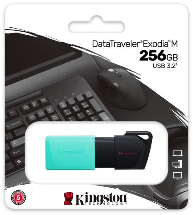 Kingston DataTraveler Exodia M 256GB Negro/Turquesa Kingston DataTraveler Exodia M 256GB Negro/Turquesa