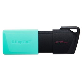 Kingston Pendrive 256GB USB3.2 DT EXODIA M GEN1 Llavero Negro/Turquesa