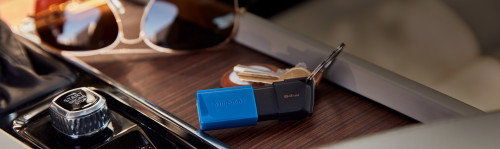 Kingston DataTraveler Exodia M 64 GB USB 3.2 Gen 1 Negro/Azul