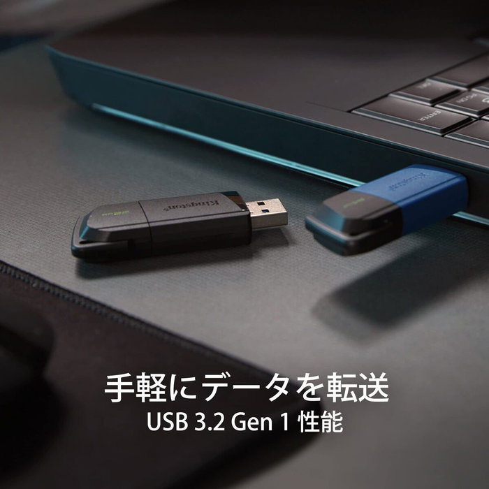 Kingston DataTraveler Exodia M 64 GB USB 3.2 Gen 1 Negro/Azul