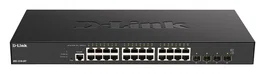 D-Link DXS-1210-28T Switch Gestionable L2/L3 24 Puertos 10G Ethernet (100/1000/10000) RJ-45 + 4 SFP28, Montaje en Rack 1U, Negro