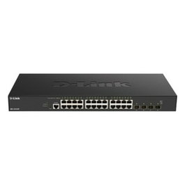 D-Link DXS-1210-28T Switch gestionable con 24 puertos 10G Base-T y 4 puertos 25G SFP28