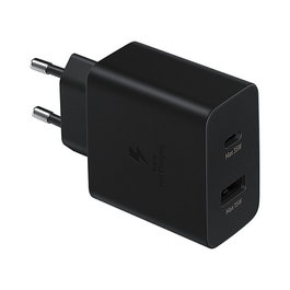 Samsung Power Adapter Duo 35W Cargador Micro USB + USB Type-C Negro
