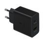 Samsung Power Adapter Duo 35W Cargador Micro USB + USB Type-C Negro