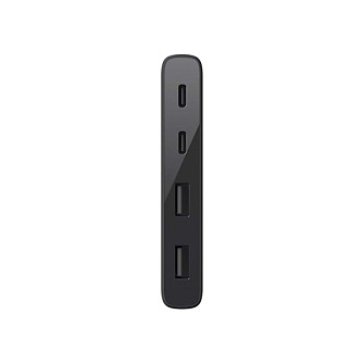 Belkin Hub de Viaje USB-C de 4 Puertos (2x USB-A, 2x USB-C) USB 3.2 Gen 1, 5 Gbps, Negro, Compatible con MacBook - F4U090btBLK