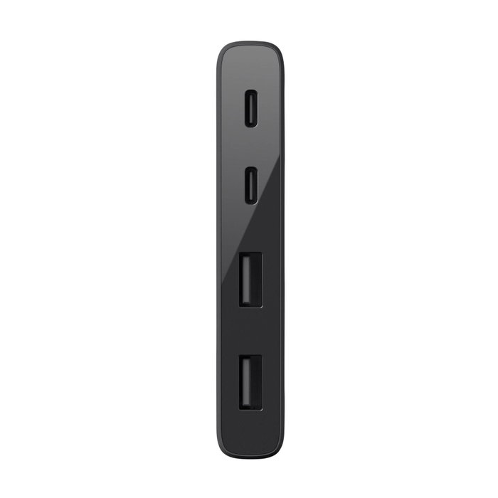 Belkin F4U090btBLK Hub USB-C de 4 Puertos (2x USB-C, 2x USB-A), Negro
