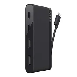 Belkin F4U090btBLK USB 3.0 Type-C Hub 5000 Mbit/s Negro para MacBook