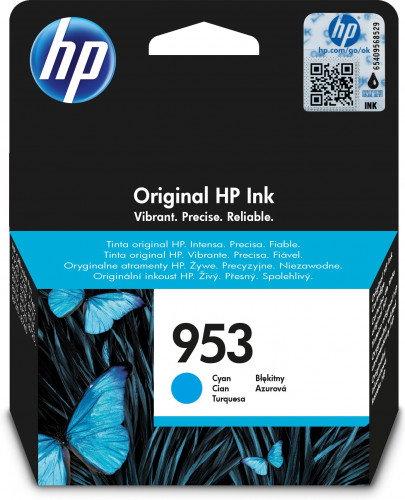 HP 953 Cartucho de Tinta Original Cian (F6U12AE)
