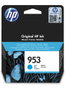 HP 953 Cartucho de Tinta Original Cian (F6U12AE)