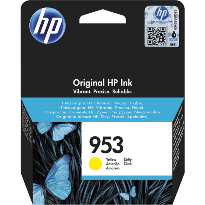 HP Cartucho de Tinta Original 953 Amarillo (F6U14AE) Estándar