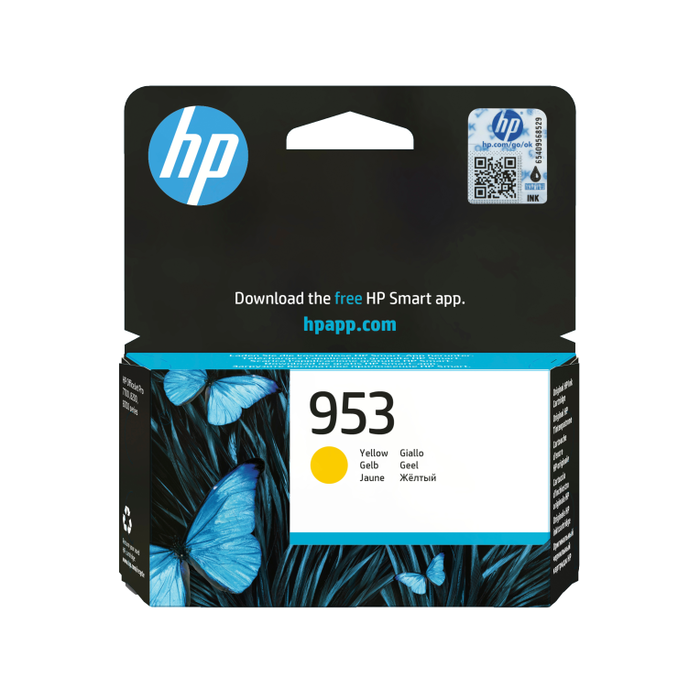 HP Cartucho de Tinta Original 953 Amarillo (F6U14AE) Estándar