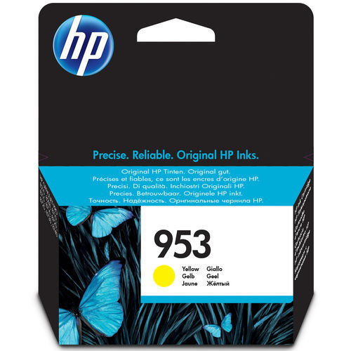 HP Cartucho de Tinta Original 953 Amarillo (F6U14AE) Estándar