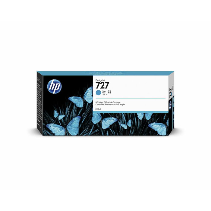 HP Cartucho de tinta DesignJet 727 Cian 300 ml (F9J76A) lifecyle