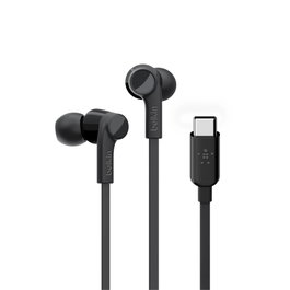 Belkin ROCKSTAR Auriculares USB-C Negro