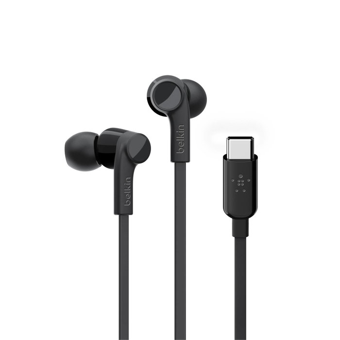 Belkin ROCKSTAR Auriculares Intraurales USB-C Negro