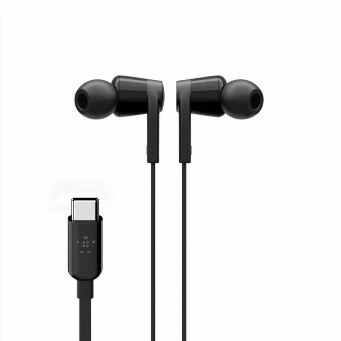 Belkin ROCKSTAR Auriculares In-Ear con conector USB-C Negro
