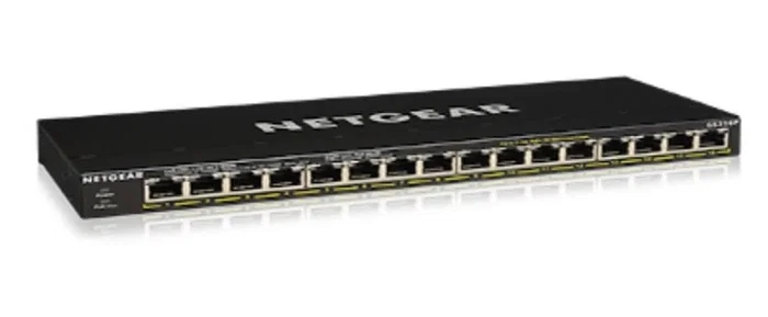 NETGEAR GS316P Switch 16 Puertos Gigabit Ethernet con PoE+ NETGEAR GS316P Switch 16 Puertos Gigabit Ethernet con PoE+
