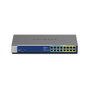 NETGEAR GS516UP-100EUS Switch de Red No Administrado 16 Puertos Gigabit con PoE++ de 60W, Montaje en Rack, 380W Presupuesto PoE