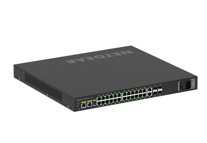 NETGEAR M4250-26G4XF-PoE+ Switch Gestionado AV Line con 24 Puertos PoE+ y 4 SFP+ NETGEAR M4250-26G4XF-PoE+ Switch Gestionado AV Line con 24 Puertos PoE+ y 4 SFP+