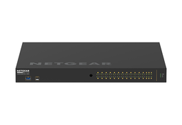 Netgear Switch AV Line M4250-26G4XF-PoE+ GSM4230PX-100EUS - Switch de 26 Puertos con PoE+, Negro