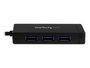 Hub USB Startech HB30C3A1GE Negro 2100 W