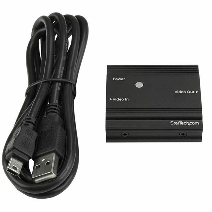 Adaptador HDMI Startech HDBOOST4K Negro