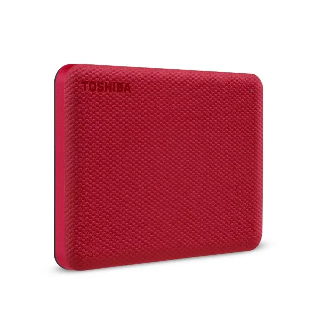 Toshiba Disco Duro Externo Canvio Advance 1TB 2.5" USB 3.2 Gen 1, Rojo - Almacenamiento Portátil para PC y Mac