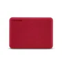 Toshiba Disco Duro Externo Canvio Advance 1TB 2.5" USB 3.2 Gen 1, Rojo - Almacenamiento Portátil para PC y Mac