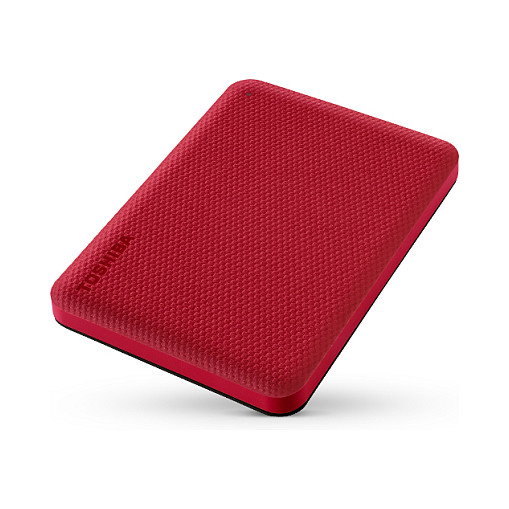 Toshiba Disco Duro Externo Canvio Advance 1TB 2.5" USB 3.2 Gen 1, Rojo - Almacenamiento Portátil para PC y Mac
