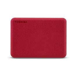 Toshiba Disco Duro Externo Canvio Advance 1TB 2.5" USB 3.2 Gen 1, Rojo - Almacenamiento Portátil para PC y Mac