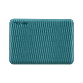 Toshiba Canvio Advance 2TB Almacenamiento Portátil HDD USB 3.2 Gen 1 Externo 2.5 Pulgadas, Verde - Modelo VDE