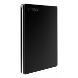 Toshiba Canvio Slim Disco Duro Externo 2TB Negro Acabado Aluminio 2.5" USB 3.0